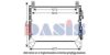 AKS DASIS 6840008B01 Condenser, air conditioning